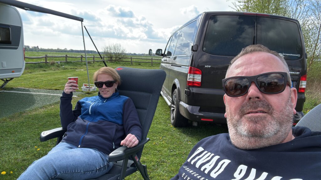 Uitzicht of de landerijen op camping 't Oegenbos in Teuge