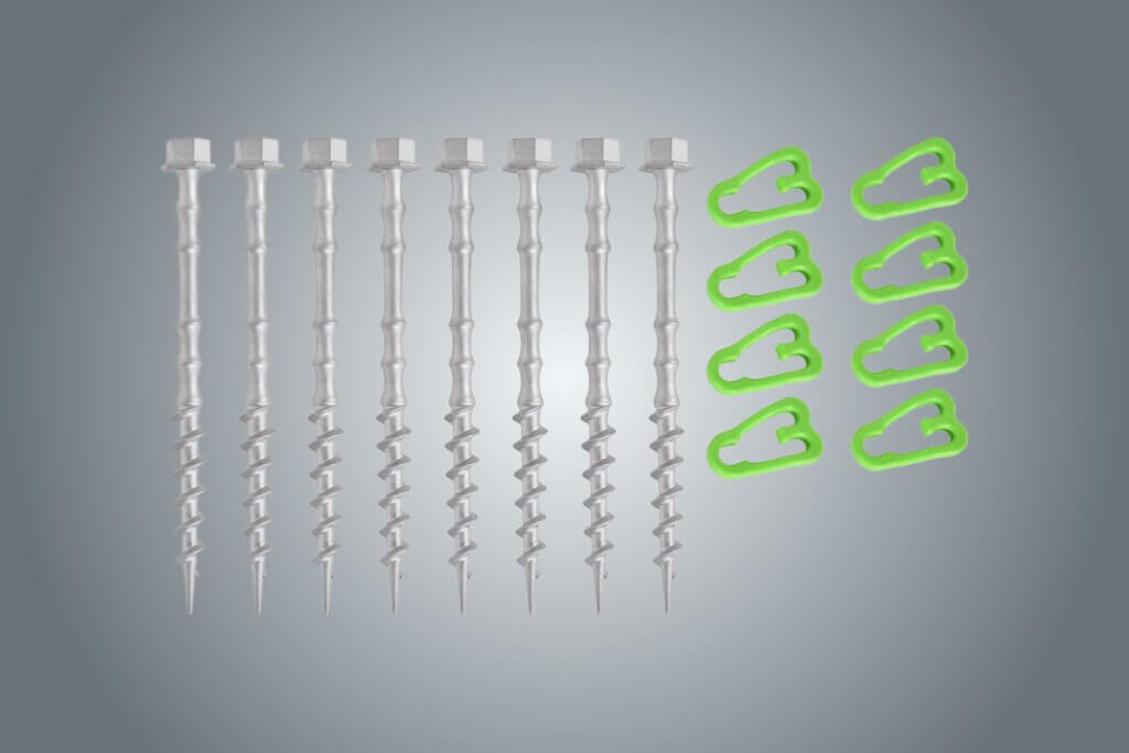 Schroefharingen aluminium van Obelink
