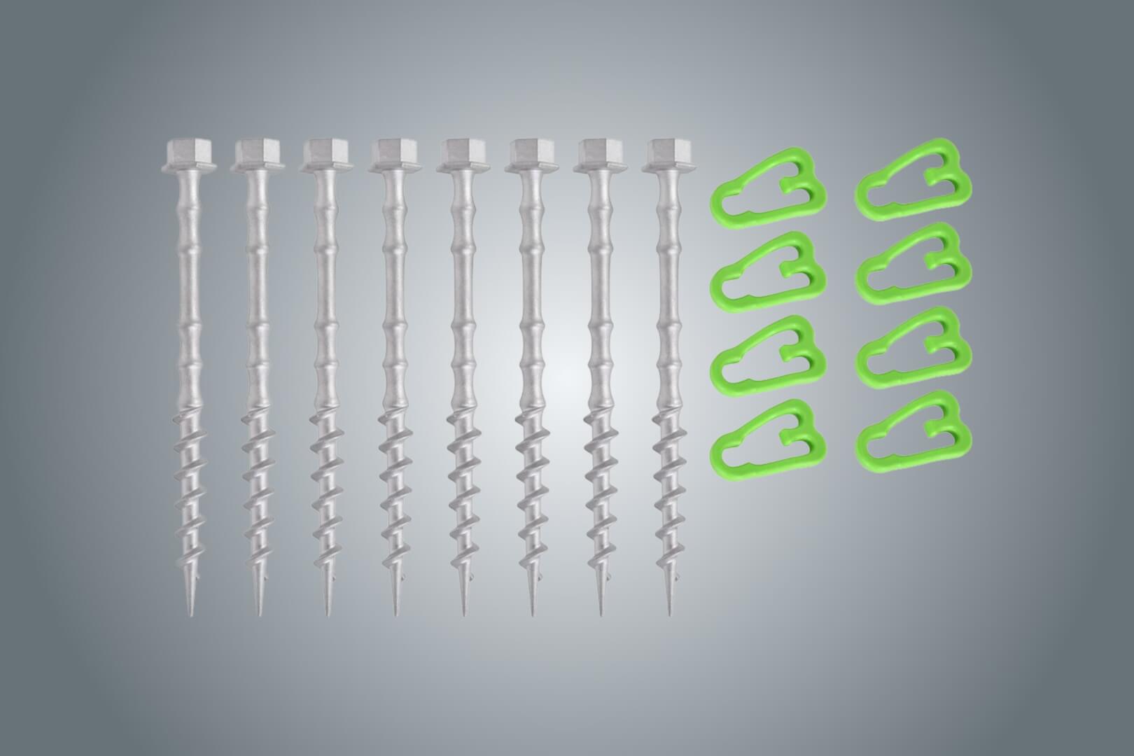 Schroefharingen aluminium van Obelink