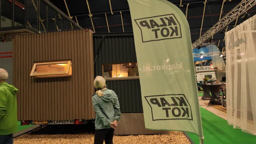 Klapkot in de Kampeer & Caravan Jaarbeurs